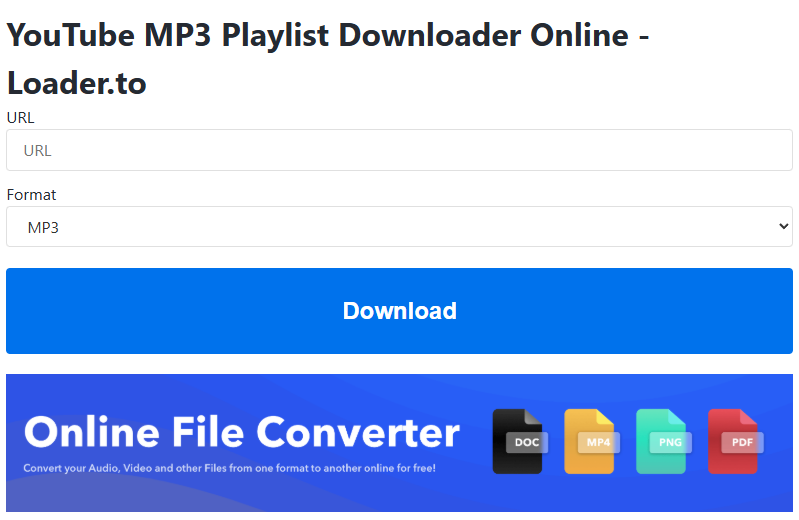 youtube-mp3-playlist-downloader