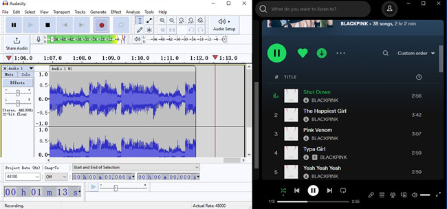 audacity-export-spotify-recording-as-wav