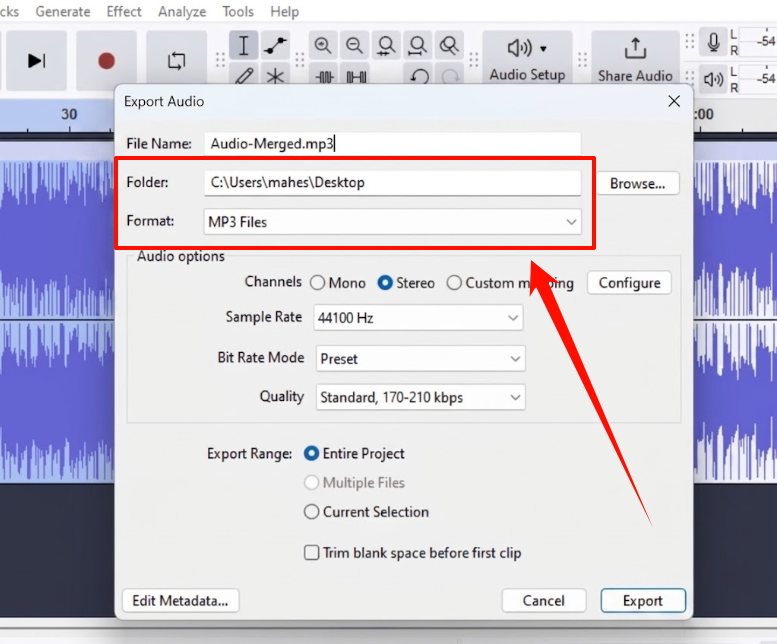 audacity-mp3-output-settings-for-youtube-audio