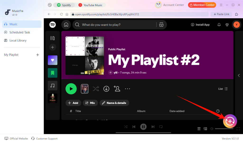 musicfre-add-cleaned-spotify-playlist