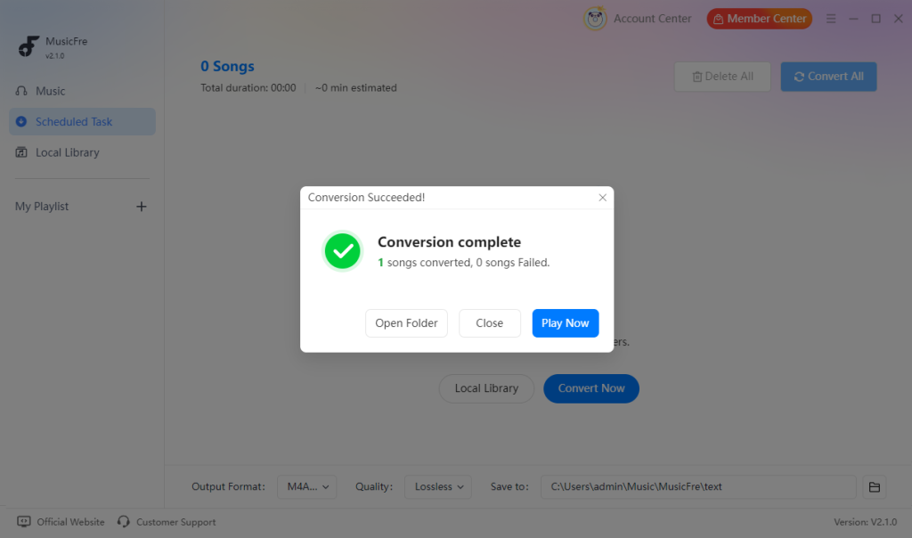 musicfre-open-converted-spotify-to-aac-files