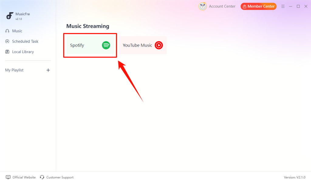 musicfre-open-spotify-interface-for-alarm-song