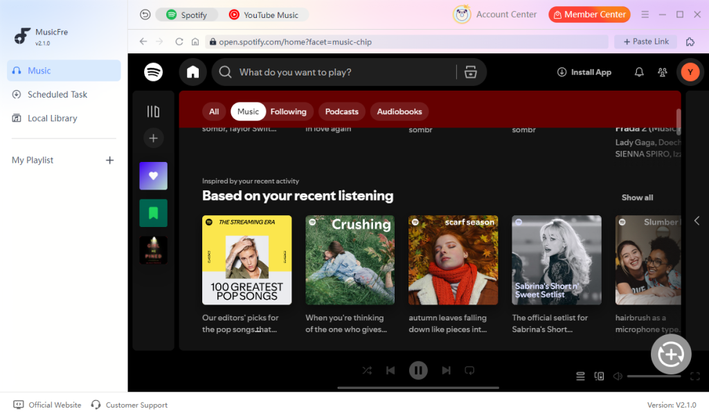 musicfre-open-spotify-interface-for-offline-listening