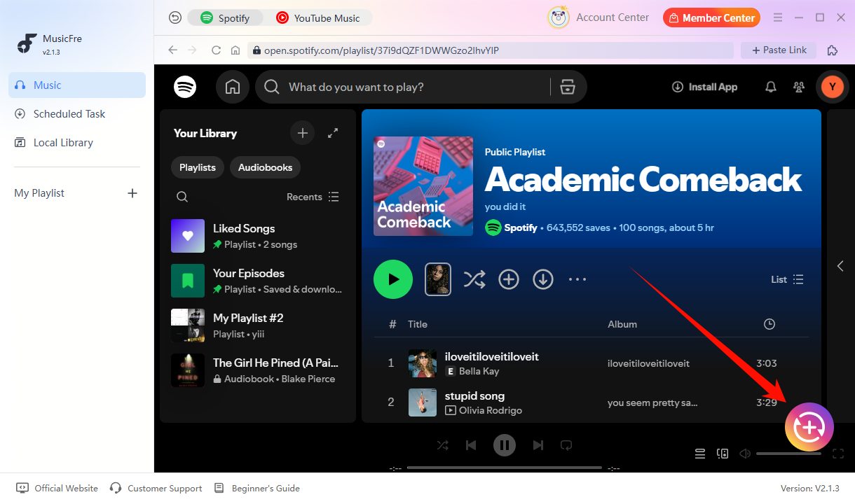 Add Spotify Music