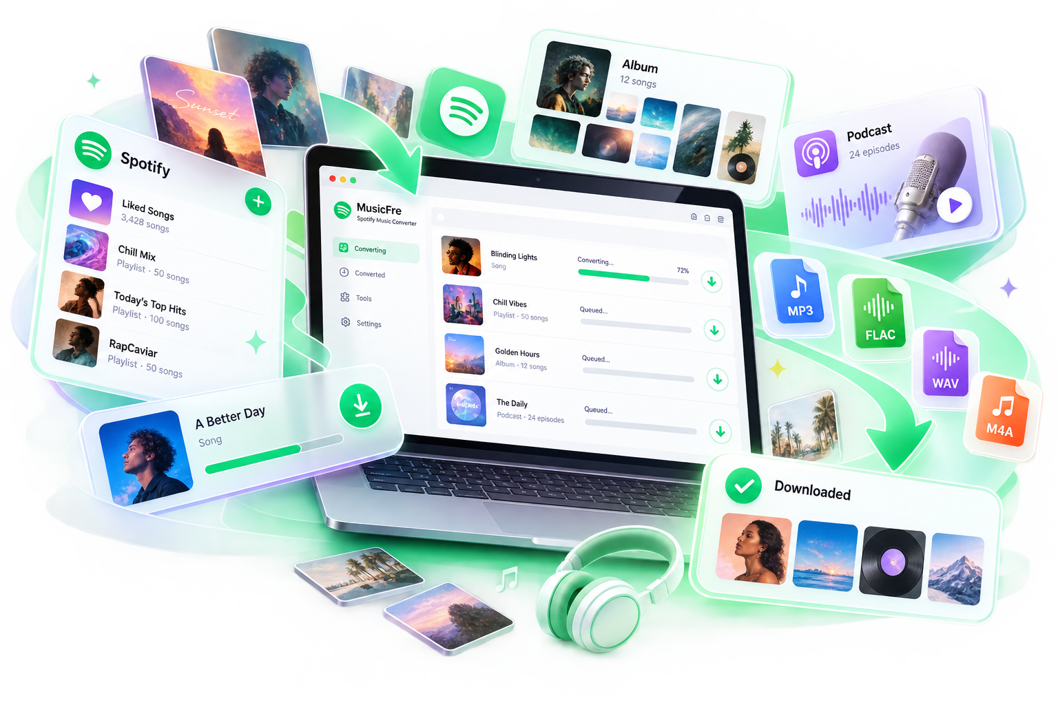 No Signal? Your Music Stays With You